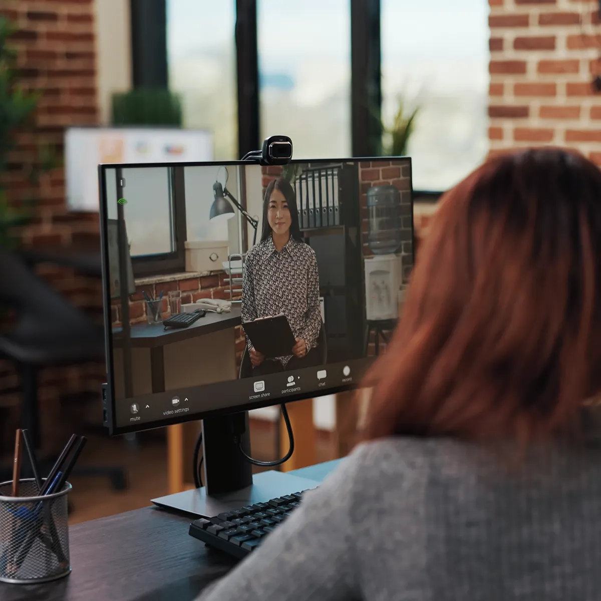 Affiliate marketer video calling partner